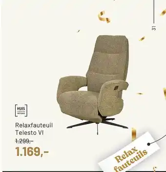 Piet Klerkx Relaxfauteuil telesto vi aanbieding