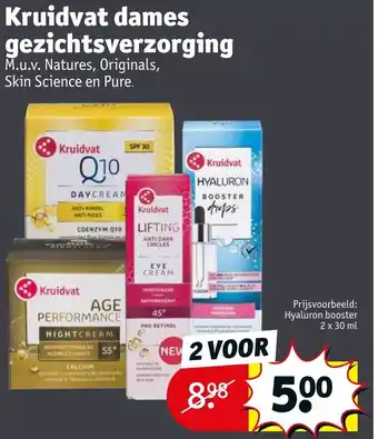 Kruidvat gezichtsverzorging aanbieding