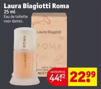 Kruidvat Laura Biagiotti Roma 25 ml aanbieding