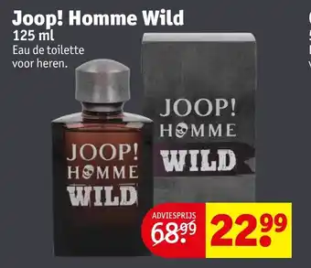 Kruidvat Joop! Homme Wild 125 ml aanbieding