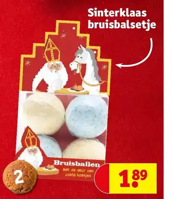 Kruidvat Sinterklaas bruisbalsetje aanbieding