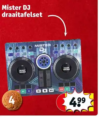 Kruidvat Mister DJ draaitafelset aanbieding