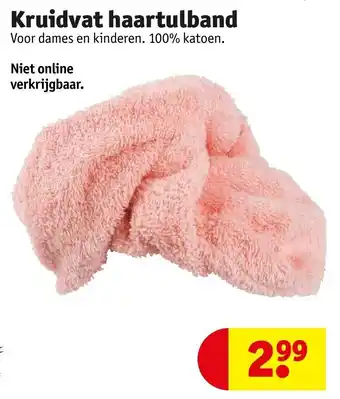 Kruidvat haartulband aanbieding