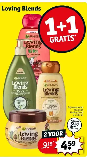 Kruidvat Loving Blends 1+1 gratis aanbieding