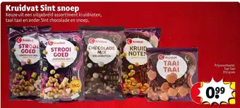 Kruidvat Sint snoep aanbieding