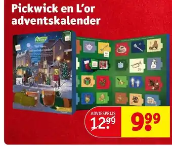 Kruidvat Pickwick en L'or adventskalender aanbieding