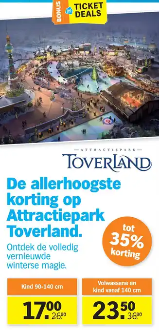 Albert Heijn Toverland aanbieding