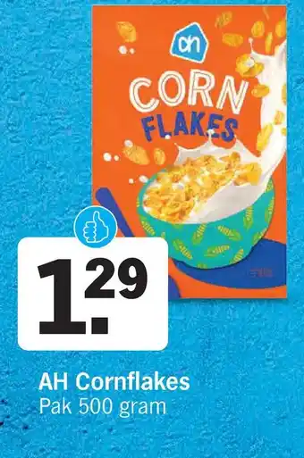 Albert Heijn Ah cornflakes pak 500 gram aanbieding