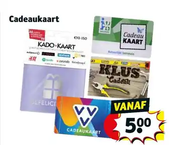 Kruidvat Cadeaukaart aanbieding