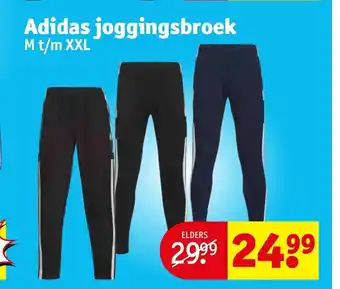 Kruidvat Adidas joggingsbroek M t/m XXL aanbieding