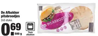 ALDI De Afbakker pitabroodjes 500g aanbieding