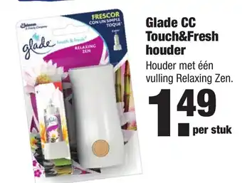 ALDI Glade CC Touch&Fresh houder aanbieding