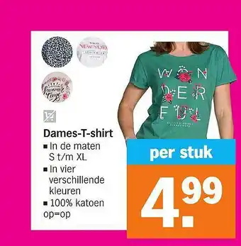 Albert Heijn Dames-T-Shirt aanbieding