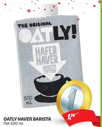 Dekamarkt Oatly haver barista 500 ml aanbieding