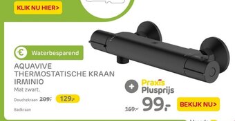 Praxis Aquavive thermostatische kraan irminio aanbieding