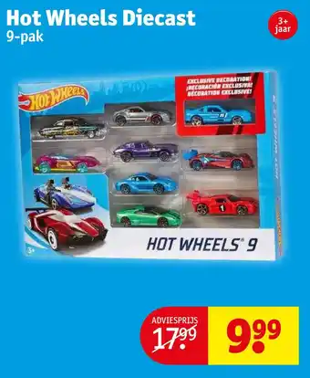 Kruidvat Hot wheels diecast aanbieding