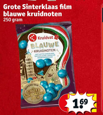 Kruidvat Grote sinterklaas film blauwe kruidnoten aanbieding