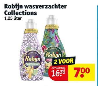 Kruidvat Robijn wasverzachter collections aanbieding