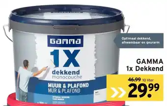 GAMMA 1x Dekkend 10 liter aanbieding