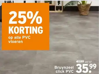 GAMMA Bruynzeel Click PVC aanbieding