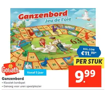 Lidl Ganzenbord aanbieding