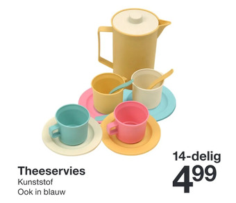 Zeeman Theeservies aanbieding