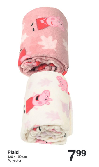 Zeeman Plaid aanbieding