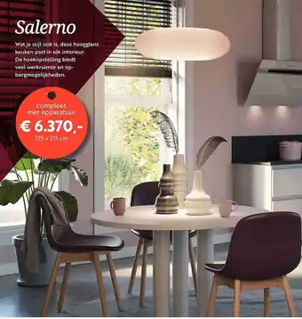 Superkeukens Salerno compleet met apparatuur aanbieding