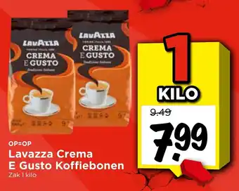 Vomar Voordeelmarkt Lavazza Crema E Gusto Koffiebonen 1 kilo aanbieding