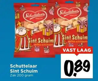 Vomar Voordeelmarkt Schuttelaar Sint Schuim 200 gram aanbieding