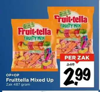 Vomar Voordeelmarkt Fruittella Mixed Up 487 gram aanbieding