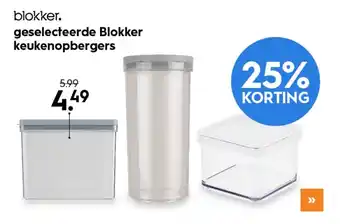 Blokker Blokker geselecteerde blokker keukenopbergers aanbieding