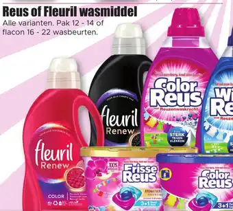 Dirk Reus of Fleuril wasmiddel aanbieding