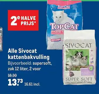 Makro Alle Sivocat Kattenbakvulling aanbieding