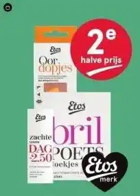 Etos Etos lenzen, brillen, oog- en oorverzorging aanbieding