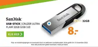 Expert Sandisk usb-stick aanbieding