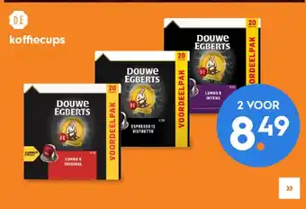 Blokker Koffiecups aanbieding