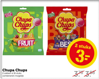 Coop Chupa chups aanbieding