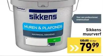 GAMMA Sikkens muurverf aanbieding