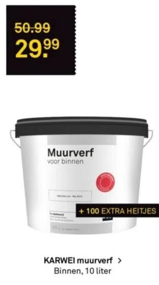 Karwei Karwei muurverf aanbieding