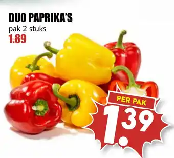 MCD Supermarkt Duo paprika's aanbieding