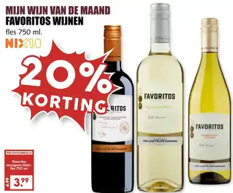 MCD Supermarkt Favoritos wijnen aanbieding
