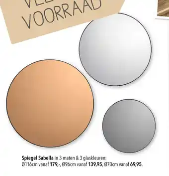 Pronto wonen Spiegel sabella aanbieding