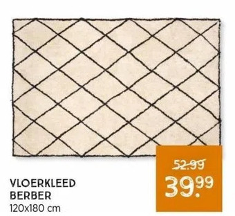 Xenos Vloerkleed berber aanbieding