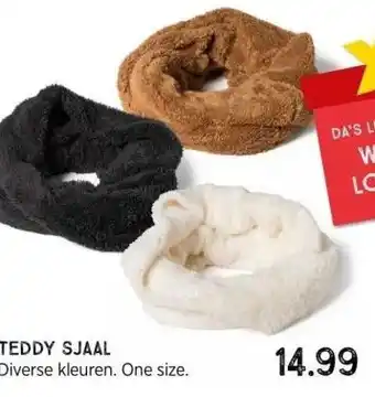 Xenos Teddy sjaal aanbieding