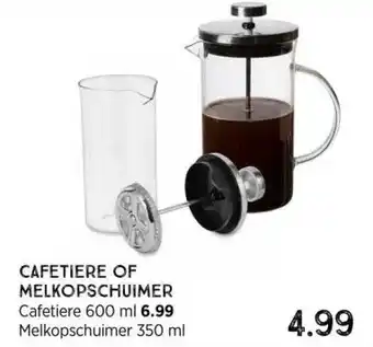 Xenos Cafetiere of melkopschuimer aanbieding