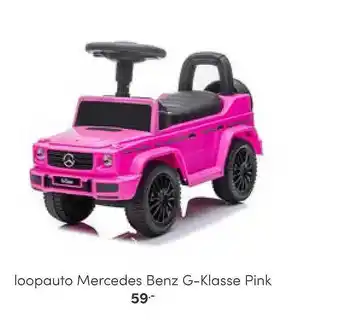 Baby & Tiener Loopauto mercedes benz g-klasse pink aanbieding