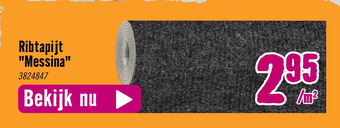 Hornbach Ribtapijt "messina" aanbieding
