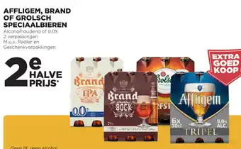 Jumbo Afffligem, Brand of Grolsch speciaalbieren aanbieding