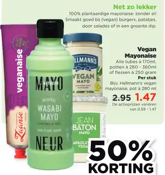 PLUS Vegan mayonaise aanbieding